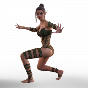 Monje elfa