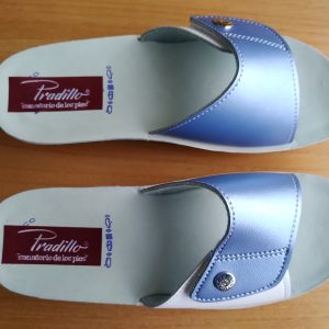 Chanclas velcro azules t38 mujer I